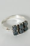 Moss agate and silver bracelet by Elis Kauppi. Finnish modernist jewelry.