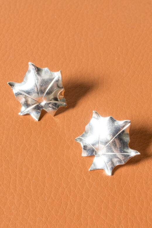 Midcentury silver earrings by Gertrud Engel